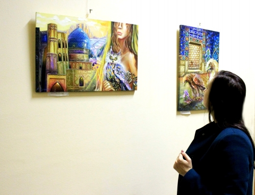 персональная выставка картин «Метаморфозы» в доме Правительства Кабинета Министров Украины, pan. Kyjev