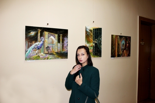 персональная выставка картин «Метаморфозы» в доме Правительства Кабинета Министров Украины, pan. Kyjev